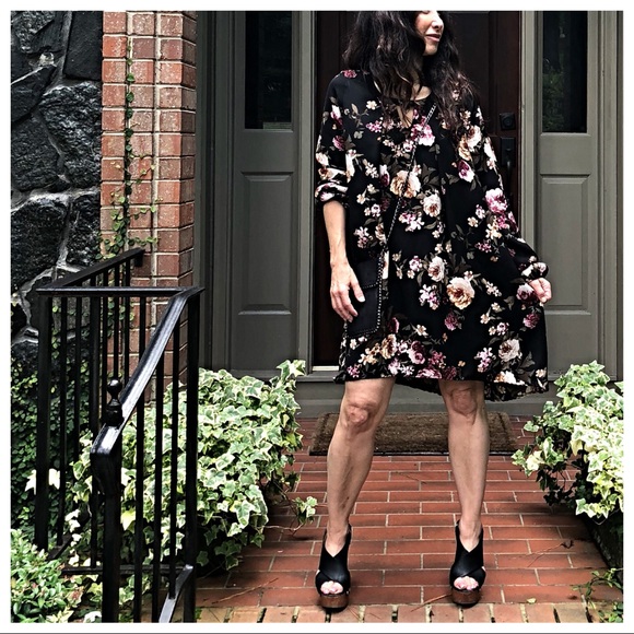 ✨LAST ONE✨Floral  long tunic loose fit dress - Picture 4 of 8